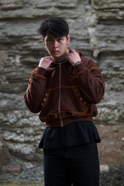 SUDADERA MARRÓN SYONBRAND