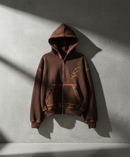 SUDADERA MARRÓN SYONBRAND